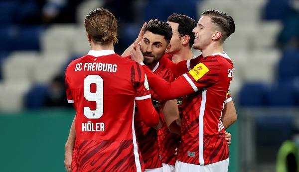 Der SC Freiburg steht im Viertelfinale des DFB-Pokal.