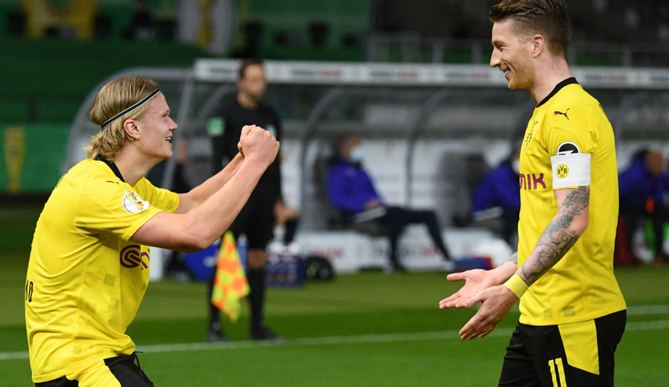 Borussia Dortmund ist Pokalsieger der Saison 2020/21, im Finale in Berlin gab es ein 4:1 (3:0) gegen RB Leipzig. Während die Offensivreihe beim BVB brilliert, vercoacht sich auf der Gegenseite Julian Nagelsmann und muss schon zur Pause vorn umbauen.