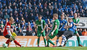 Innerhalb einer Viertelstunde konnte die Arminia ihr Spiel gegen Münster drehen