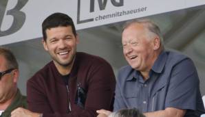 Michael Ballack und sein Vater Stephan.