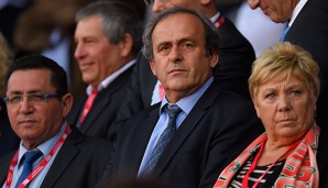 Michel Platini war bislang noch nicht im Stadion