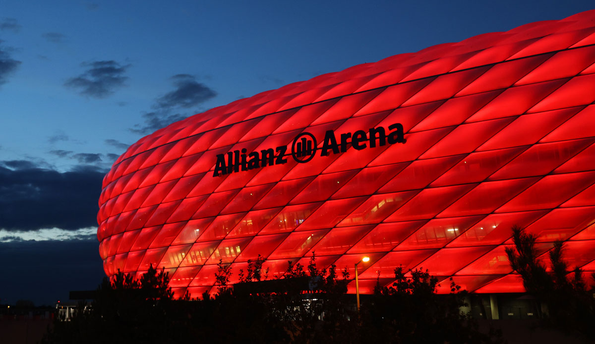 Ohne Zuschauer droht der Allianz Arena in München die EM 2020 entzogen zu werden.