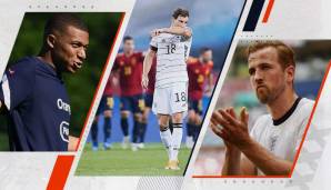 WM-Debakel verdrängt? Kylian Mbappe und Harry Kane zählen Deutschland trotz WM-Desaster 2018 und einem 0:6 gegen Spanien zu den EM-Favoriten.