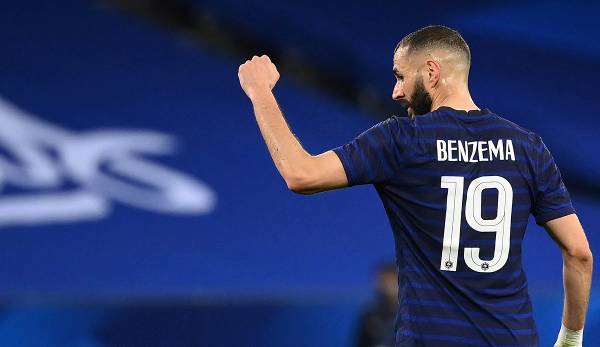 Benzema feierte sein Comeback für Frankreich.