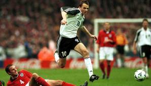 7. Oktober 2000: Das WM-Quali-Spiel zwischen Deutschland und England ist das letzte Spiel im altehrwürdigen Wembley vor Abriss und Neubau. Ausgerechnet Liverpool-Spieler Dietmar Hamann schlägt eine tiefe Wunde in den englischen Nationalstolz