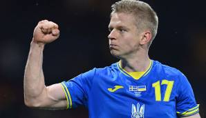 OLEKSANDR ZINCHENKO: Der Leader der Ukraine zeigte einmal mehr eine starke Leistung. Beim historischen Sieg über Schweden lieferte er ein Tor und eine Vorlage, sein Treffer war ebenso wie seine Maßflanke zum 2:1 sehenswert.