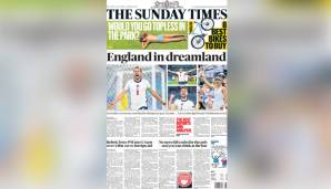 The Times: "England im Traumland. Der Spaß begann mit Harry Maguires Kopfballtor - ein Anblick, der das Blut der Fußballfans für immer in Wallung bringen wird."