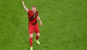 KEVIN DE BRUYNE (Belgien): Sensationell, wie er nach Verletzungspause und Einwechslung mit einem Tor und einer Vorlage das Spiel gegen Dänemark im Alleingang drehte. Assist auch gegen Finnland, stark beim Aus gegen Italien.