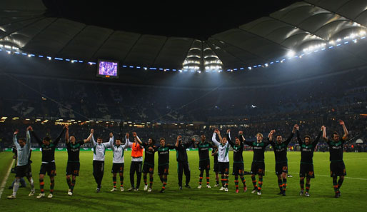 Im Mai feierte der Bremen in Hamburg den Finaleinzug - 2010 findet das Finale in Hamburg statt