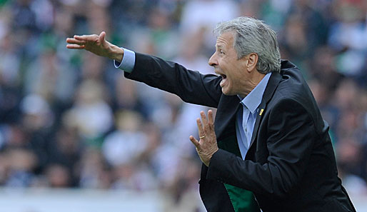 Gladbach-Trainer Lucien Favre musste bei seinem Team viel korrigieren