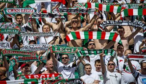 Legia Warschaus Fans können auf das Weiterkommen hoffen