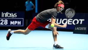 Alexander Zverev trifft zum Auftakt der ATP-Finals auf Marin Cilic.