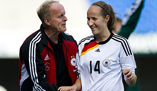 Ralf Peter und Fabienne Dongus hatten nach dem 8:2 über Island allen Grund zur Freude