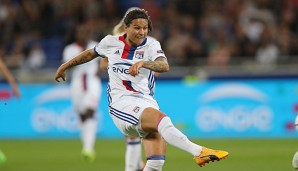 Nationalspielerin Dzsenifer Marozsan holte sich mit Olympique Lyon den französischen Pokal