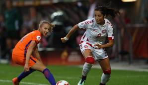 Nadia Nadim bestritt für Dänemark 99 Länderspiele.
