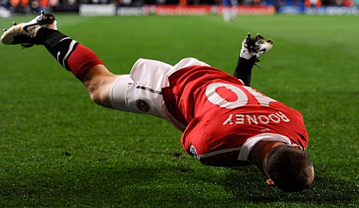 Wayne Rooney liegt mit Manchester United kurz vor der englischen Meisterschaft