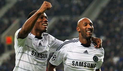 Weltstars wie Didier Drogba (l.) und Nicolas Anelka (r.) verdienen mittlerweile ihr Geld in China