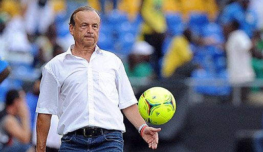 Gernot Rohr trainierte vor seiner Tätigkeit im Niger zuletzt die Nationalelf des Gabun