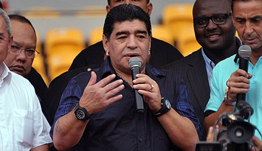 Diego Maradona ist in seiner Heimat leider wieder mal negativ aufgefallen