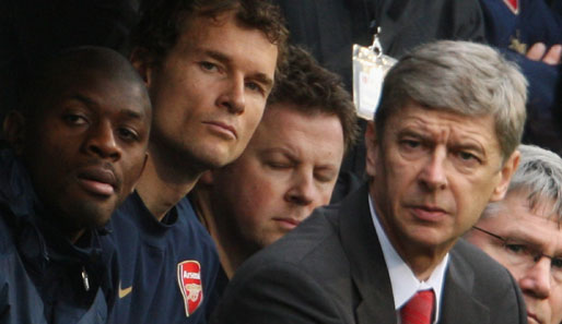 Jens Lehmann (l.) spielte beim FC Arsenal insgesamt sechs Jahre unter Arsene Wenger (r.)