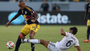 Thierry Henry (l.) ist Kapitän der New York Red Bulls