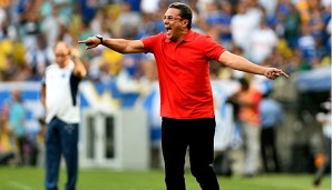 Flamengo-Coach Vanderlei Luxemburgo verpassste sich selber einen Maulkorb