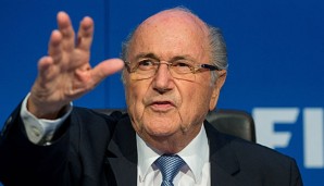 Joseph Blatter steht aktuell stark in der Kritik