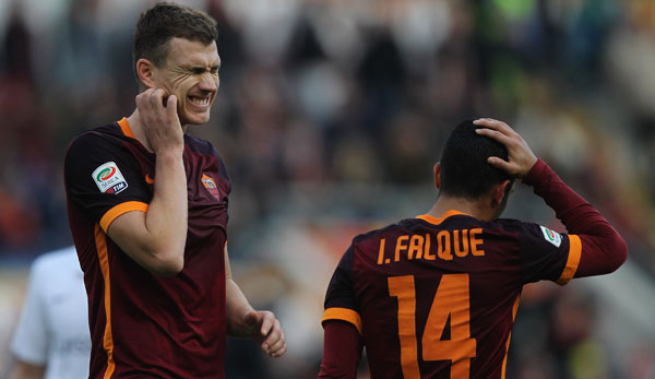 Wurden in der letzten Woche hart rangenommen: Dzeko (l.) und die Roma