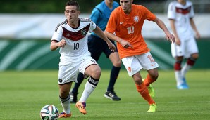 Donis Avdijaj, hier noch im deutschen Trikot, stürmt ab sofort für Albanien