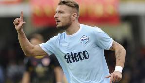 Platz 2: Ciro Immobile (Lazio Rom). Da werden sich die Dortmunder ärgern - Immobile trifft bei Lazio wie verrückt. 14 Saisontore bedeuten alle 69,7 Minuten eine Bude