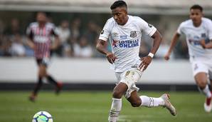 Rodrygo spielt für den FC Santos.