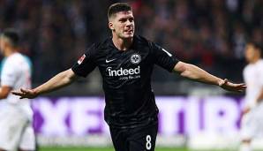 Führt mit 15 Saisontreffern die Torschützenliste der Bundesliga an: Frankfurts Ausnahmeknippser Luka Jovic.