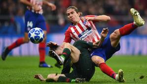 PLATZ 14: FILIPE LUIS (Deportivo La Coruna, Atletico Madrid und FC Chelsea, Position: Linksverteidiger) – 1976 gewonnene Zweikämpfe.