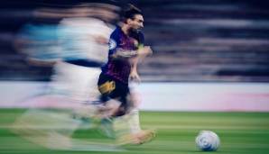 PLATZ 1: LIONEL MESSI (FC Barcelona; Position: Stürmer) – 2666 gewonnene Zweikämpfe.