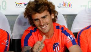 Platz 5 - 120 Millionen Euro: Antoine Griezmann voraussichtlich im Sommer 2019 von Atletico Madrid zum FC Barcelona.