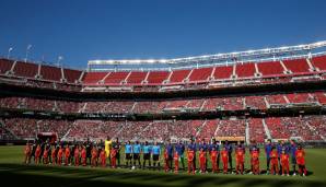 Der FC Barcelona und AC Milan trafen beim ICC 2018 aufeinander.