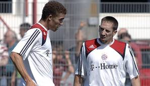 Ab Sommer 2007 spielten Valerien Ismael und Franck Ribery ein halbes Jahr lang gemeinsam für den FC Bayern.