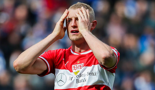 Andreas Beck stieg mit dem VfB Stuttgart in die 2. Liga ab.
