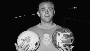 ALFREDO DI STEFANO: Transfer am 1. Juli 1953 von River Plate zu Real Madrid - Ablöse: 217.000 Euro.