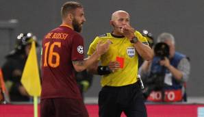 Platz 5: Daniel De Rossi (AS Rom) – 9 Rote Karten.