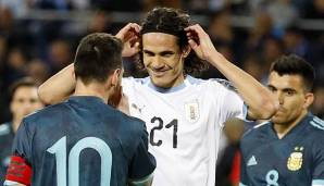 Lionel Messi und Edinson Cavani sind aneinandergeraten.