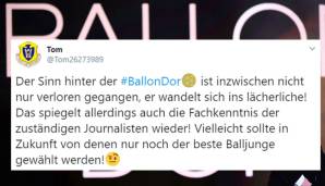 Zunächst einmal ist der Ballon d'Or allgemein nicht recht beliebt. Vermeintlich. Diskutiert wird trotzdem fleißig.