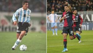 Diego und Giovanni Simeone: Als Spieler gewann Diego die spanische (Atletico) und die italienische (Lazio) Meisterschaft. Mit Inter den UEFA-Cup, mit Argentinien zweimal die Copa. Als Trainer? Nicht so schlecht. Giovanni (26) spielt aktuell für Verona.