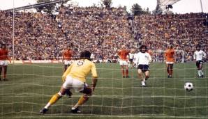 Jan Jongbloed (Torwart) für die Niederlande bei der WM 1974 – Trikotnummer: 8