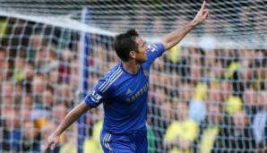 Platz 12: Frank Lampard | Stadion: Stamford Bridge (Chelsea) | Tore: 79 | Spiele: 220 | Zeitraum: 2001-2014