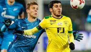 ALEKSANDR KOKORIN (l., Juli 2013 - August 2013): Kam für 19 Millionen Euro von Dynamo Moskau