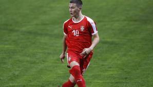 Platz 32 - Filip Stevanovic | Manchester City (verliehen an Partizan) | Position: Linksaußen | Alter: 18 Jahre