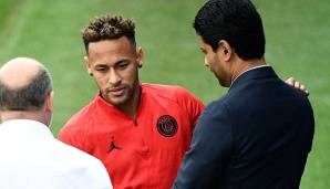 Neymar trat dafür sogar in Trainingsstreik. "Zu dieser Zeit war er kurz davor, zu Real zu wechseln. Florentino Perez wollte 300 Mio. Euro für ihn bezahlen, aber Nasser Al-Khelaifi sagte: 'Nicht für 1000 Millionen geht er.'"