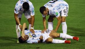 Messi wurde in der WM-Quali Opfer eines üblen Trittes.