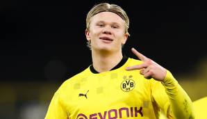 PLATZ 11: ERLING HAALAND | Borussia Dortmund | Angriff | 33 Punkte | Wie in dieser Saison war der norwegische Superstar auch in der vergangenen Saison Dortmunds Lebensversicherung.